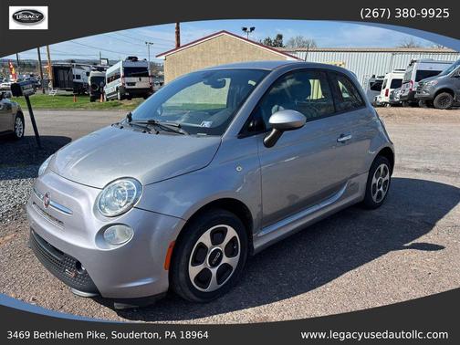 Silver 2016 FIAT 500e Battery Electric