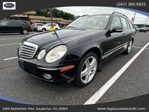 Black 2007 Mercedes-Benz E-Class E 350 4MATIC