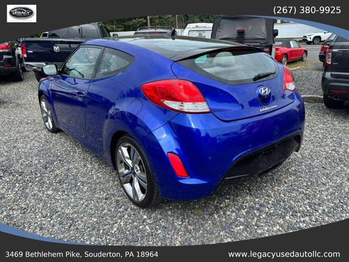 Marathon Blue 2012 Hyundai Veloster Base