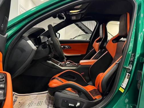 Isle of Man Green Metallic 2021 BMW M3 Competition