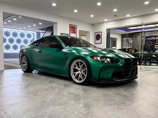 BMW Individual Frozen Isle of Green Metallic 2025 BMW M4 Base