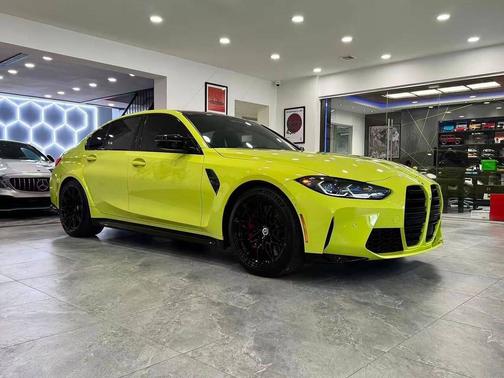 Sao Paulo Yellow 2023 BMW M3 Competition xDrive