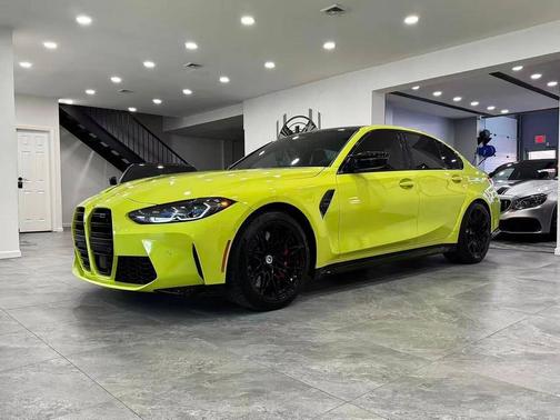 Sao Paulo Yellow 2023 BMW M3 Competition xDrive