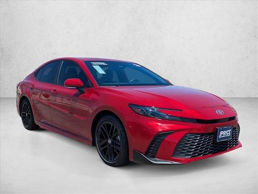 Supersonic Red 2025 Toyota Camry SE