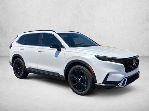 Platinum White Pearl 2024 Honda CR-V Hybrid Sport Touring AWD