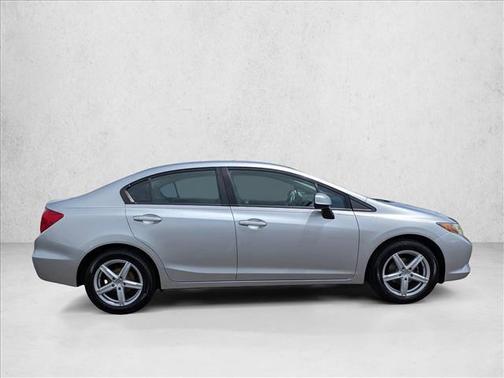 Silver/Gray 2012 Honda Civic LX