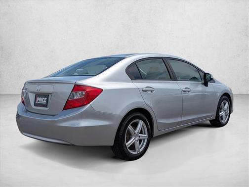 Silver/Gray 2012 Honda Civic LX