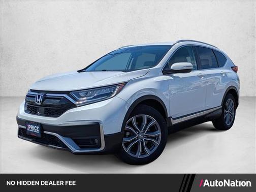 Platinum White Pearl 2021 Honda CR-V AWD Touring