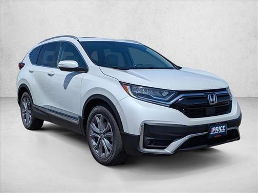 Platinum White Pearl 2021 Honda CR-V AWD Touring