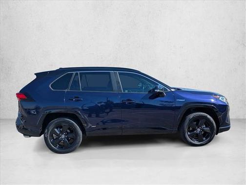 Blue Print w/Midnight Black Roof 2020 Toyota RAV4 Hybrid SE