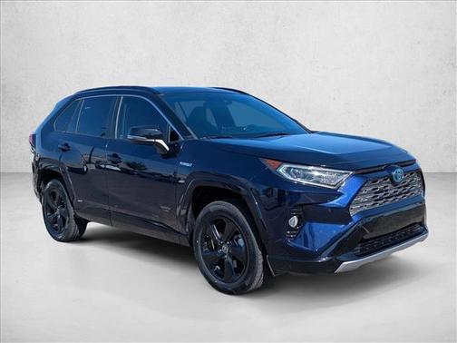 Blue Print w/Midnight Black Roof 2020 Toyota RAV4 Hybrid SE