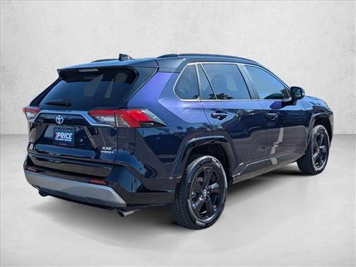 Blue Print w/Midnight Black Roof 2020 Toyota RAV4 Hybrid SE