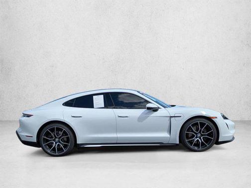 Carrara White Metallic 2024 Porsche Taycan RWD