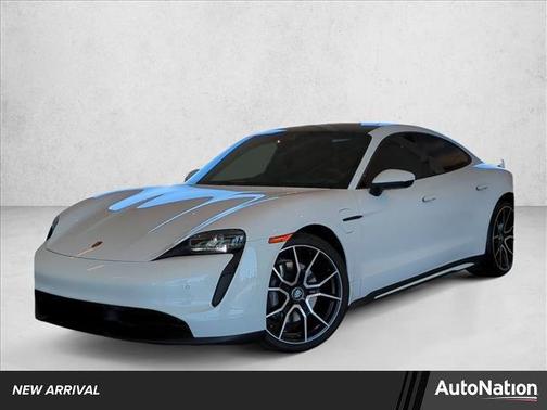 Carrara White Metallic 2024 Porsche Taycan RWD
