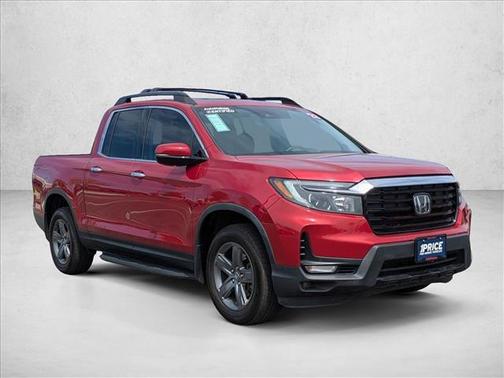 Radiant Red Metallic II 2022 Honda Ridgeline RTL-E