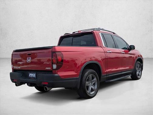 Radiant Red Metallic II 2022 Honda Ridgeline RTL-E