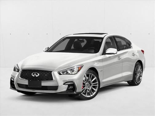 Pure White 2018 INFINITI Q50 3.0t Sport