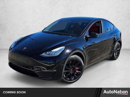 Solid Black 2021 Tesla Model Y Long Range Dual Motor All-Wheel Drive