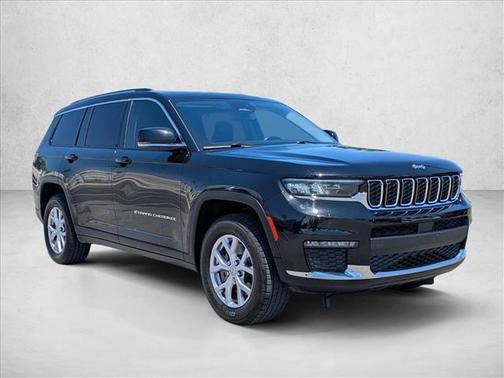 Diamond Black Crystal Pearlcoat 2021 Jeep Grand Cherokee L Limited