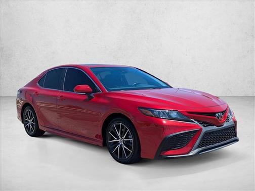 Supersonic Red 2021 Toyota Camry SE