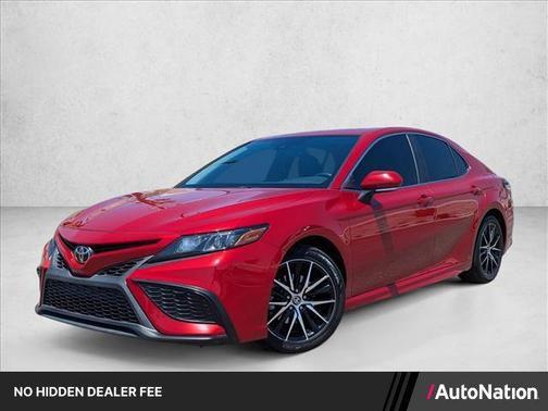 Supersonic Red 2021 Toyota Camry SE
