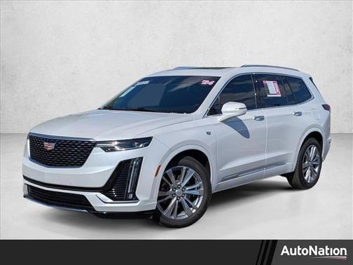 Crystal White Tricoat 2024 Cadillac XT6 Premium Luxury FWD