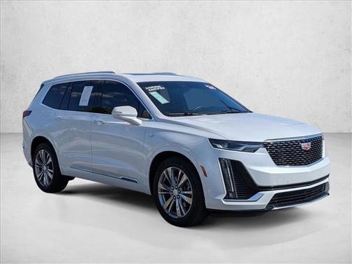 Crystal White Tricoat 2024 Cadillac XT6 Premium Luxury FWD