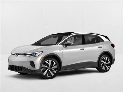 Glacier White Metallic/Black Roof 2021 Volkswagen ID.4 1st Edition