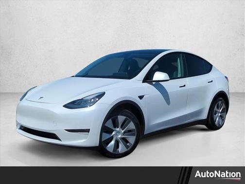 Pearl White Multi-Coat 2021 Tesla Model Y Long Range Dual Motor All-Wheel Drive