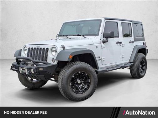 Bright White Clearcoat 2016 Jeep Wrangler Unlimited Sport