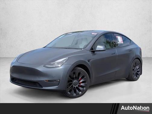 Midnight Silver Metallic 2022 Tesla Model Y Performance Dual Motor All-Wheel Drive