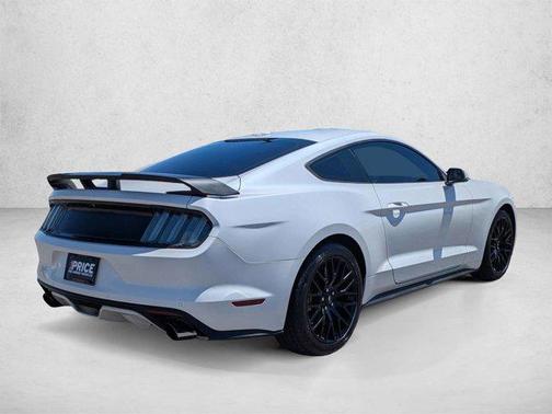 White Platinum Metallic Tri-Coat 2017 Ford Mustang EcoBoost Premium