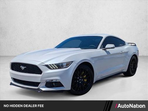 White Platinum Metallic Tri-Coat 2017 Ford Mustang EcoBoost Premium