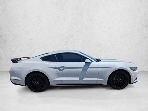 White Platinum Metallic Tri-Coat 2017 Ford Mustang EcoBoost Premium