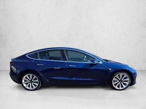 Deep Blue Metallic 2018 Tesla Model 3 Long Range
