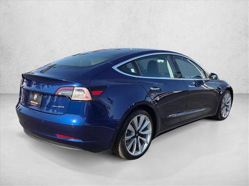 Deep Blue Metallic 2018 Tesla Model 3 Long Range