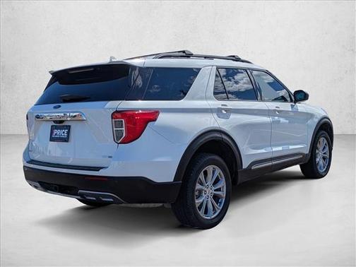 Star White Metallic Tri-Coat 2020 Ford Explorer XLT