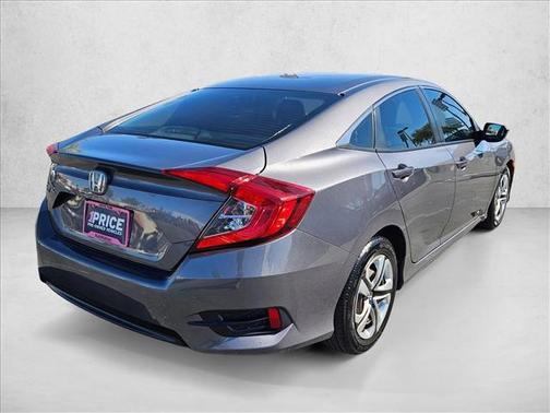 Modern Steel Metallic 2018 Honda Civic LX