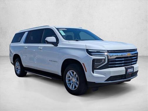 Summit White 2025 Chevrolet Suburban LT