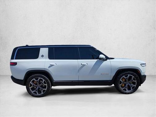 Glacier White 2023 Rivian R1S Adventure