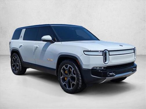 Glacier White 2023 Rivian R1S Adventure