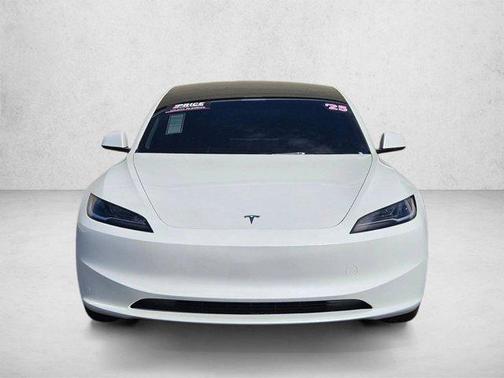 Pearl White Multi-Coat 2025 Tesla Model 3 Long Range