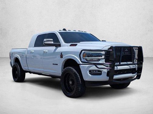 Bright White Clearcoat 2021 RAM 3500 Laramie Mega Cab 4x4 6'4' Box