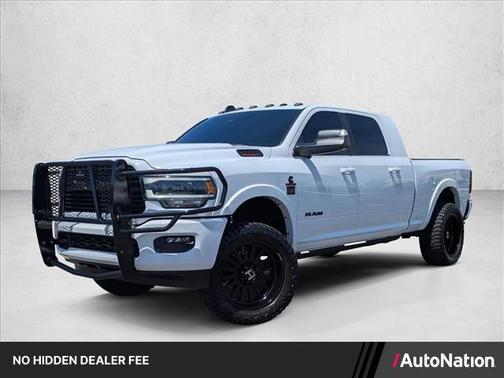 Bright White Clearcoat 2021 RAM 3500 Laramie Mega Cab 4x4 6'4' Box