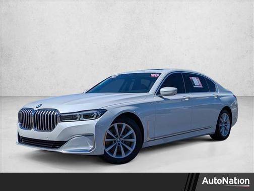 Mineral White Metallic 2020 BMW 740 740i