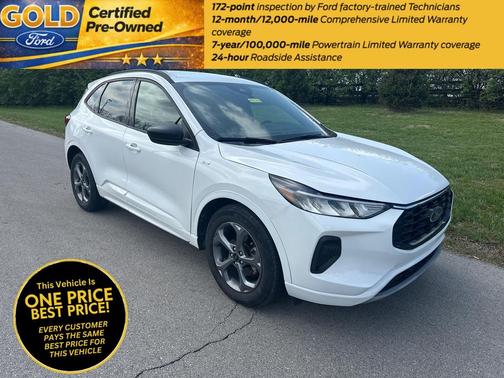 Oxford White 2023 Ford Escape ST-Line