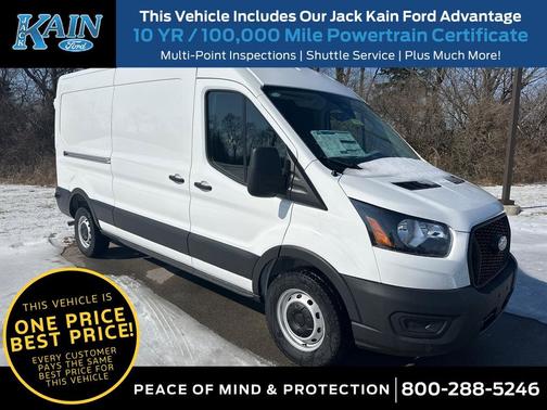 Oxford White 2026 Ford Transit-250 Base Cargo Van