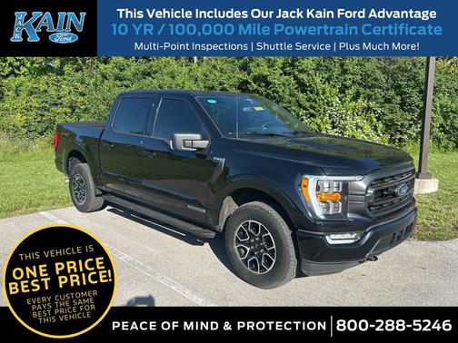 Agate Black Metallic 2023 Ford F-150 XLT