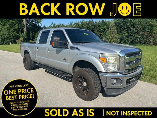 Ingot Silver Metallic 2012 Ford F-250 Lariat