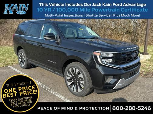 Agate Black Metallic 2026 Ford Expedition Platinum